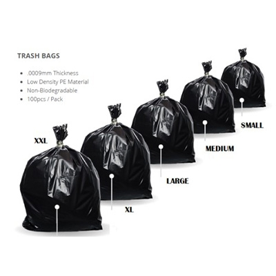 Thick Garbage Bags/30-120L/20-50μ M/Leak Proof/Kitchen Trash Bags/HD