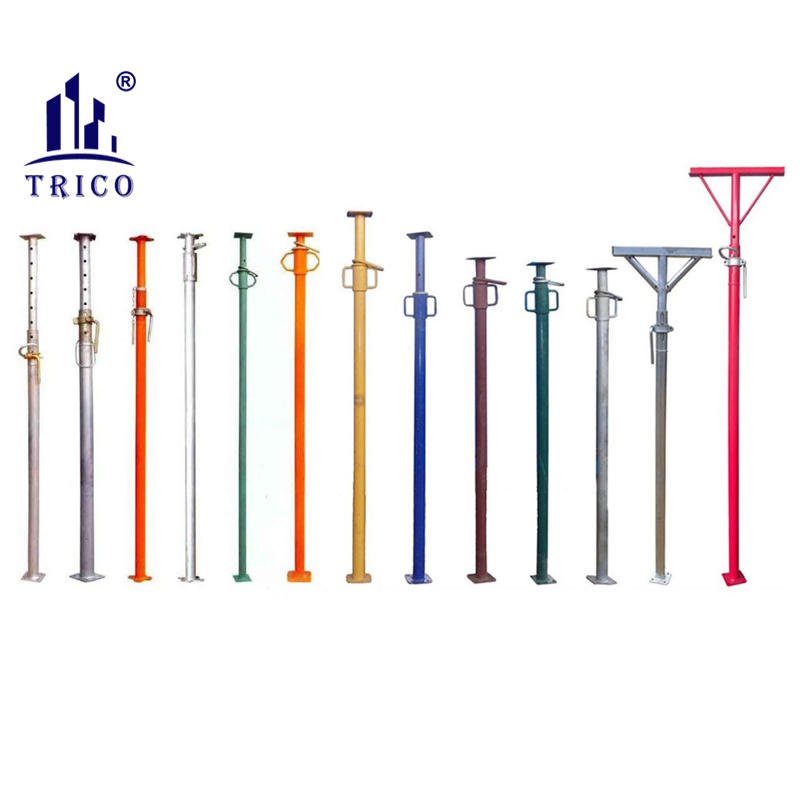 Powder Coated Adjustable Scaffolding Acro Shuttering Props Steel Prop for Concrete Formwork