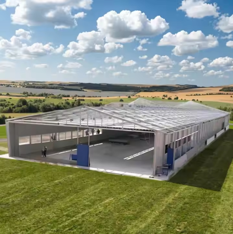 Galvanized Steel Warehouse Building with EPS Insulation for Workshop