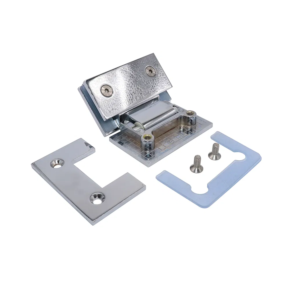 High Precision 12mm Glass Door D Clamp Hinges for Easy Installation