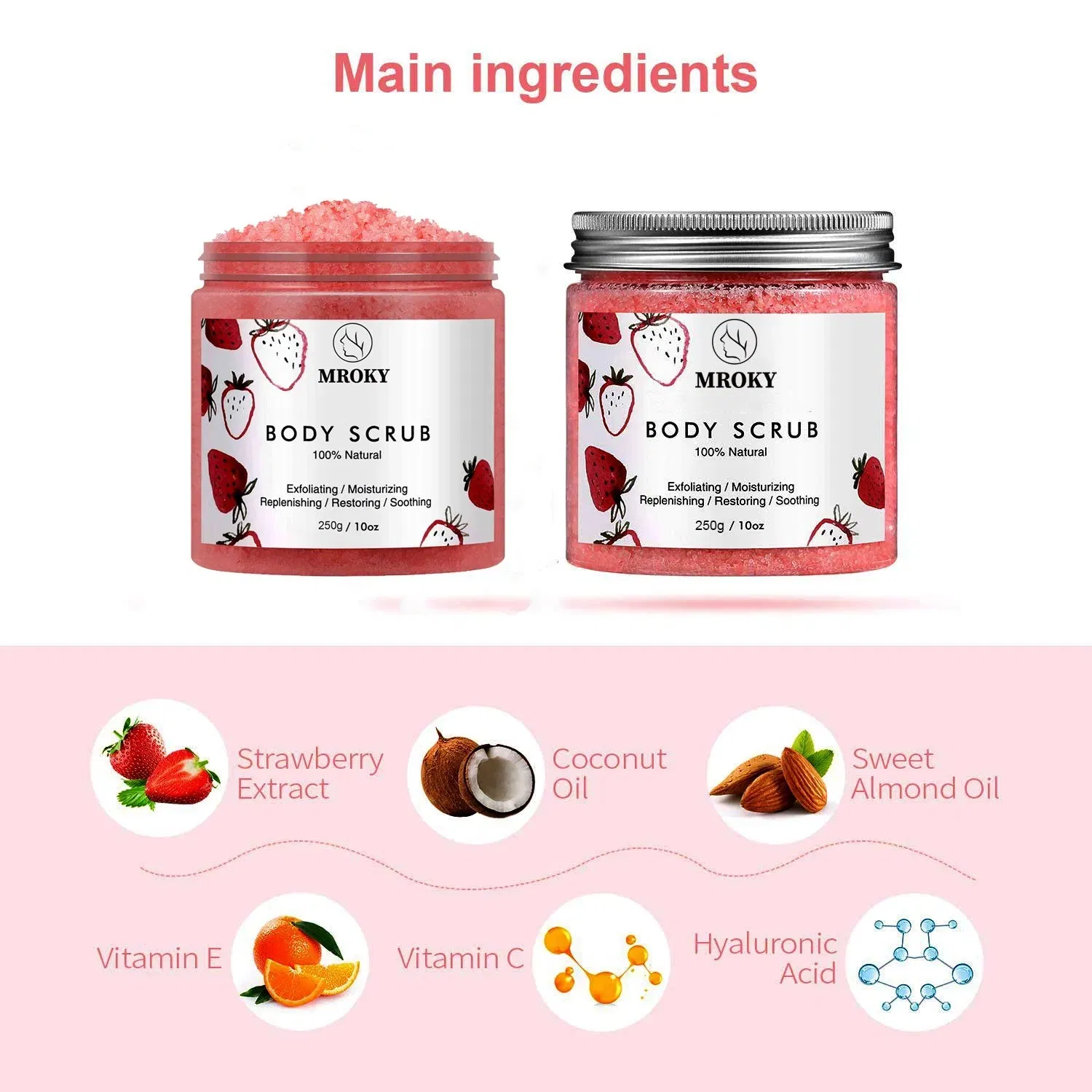 Help Moisturize Skin Himalayan Salt Body Scrub