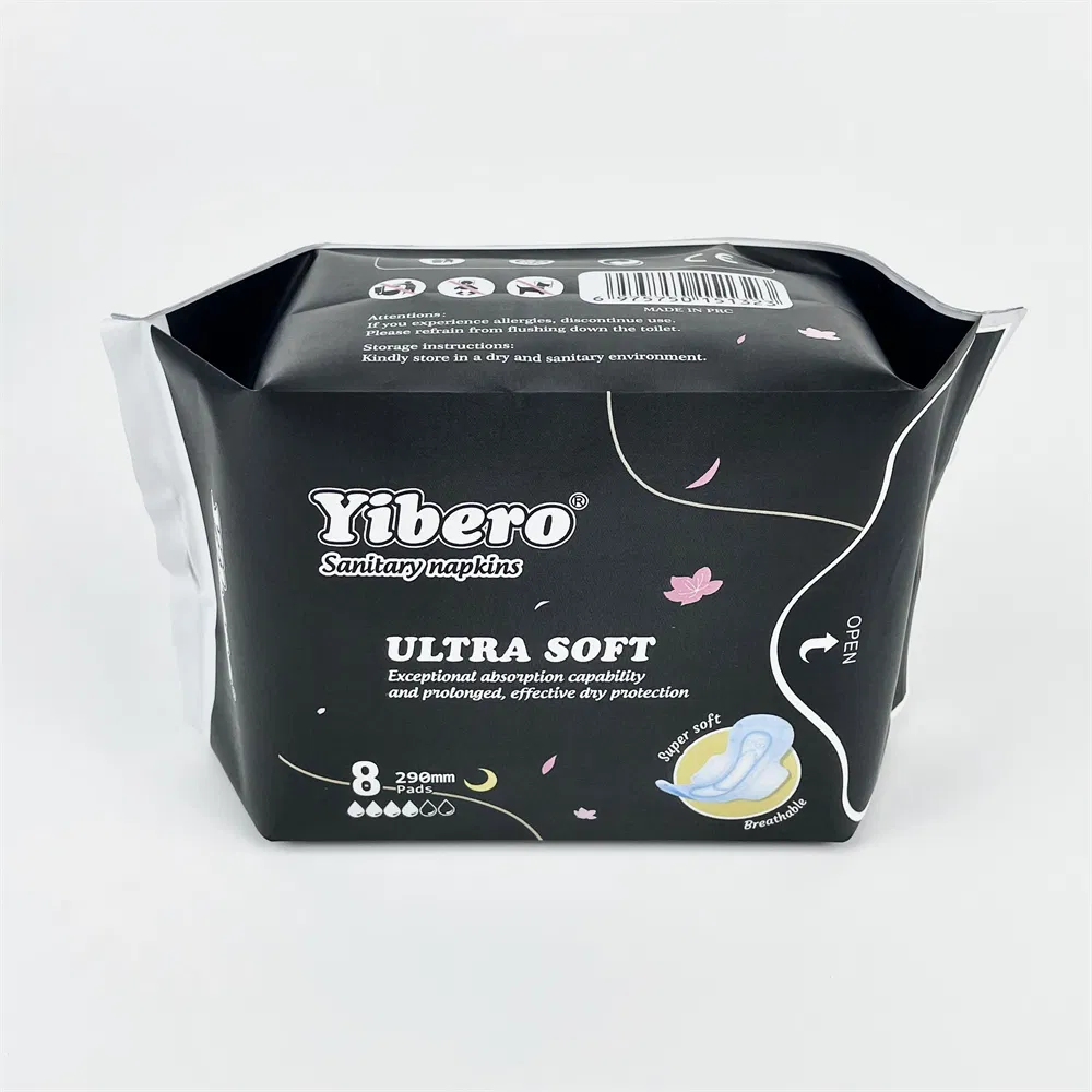 Good Price Without Flavor Pattern for Women Woman Sanitary Towel Ultra-Thin Pads