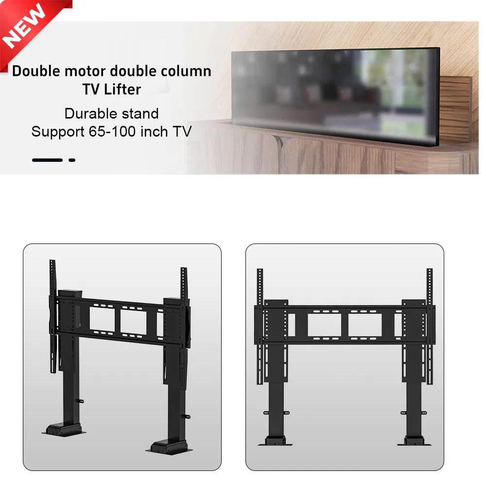 Electric Lift Ceiling TV Mount Bracket for 52-100 Inch Televisions