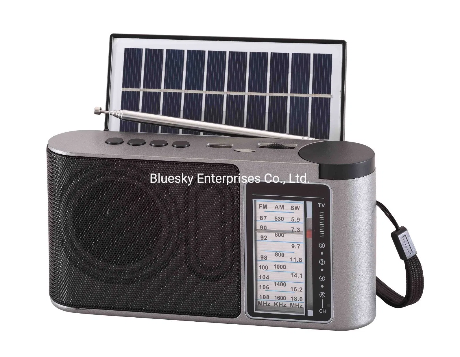 Universal Retro Home Multiband Vintage Speaker Solar FM Radio Transmitters Wireless Radio