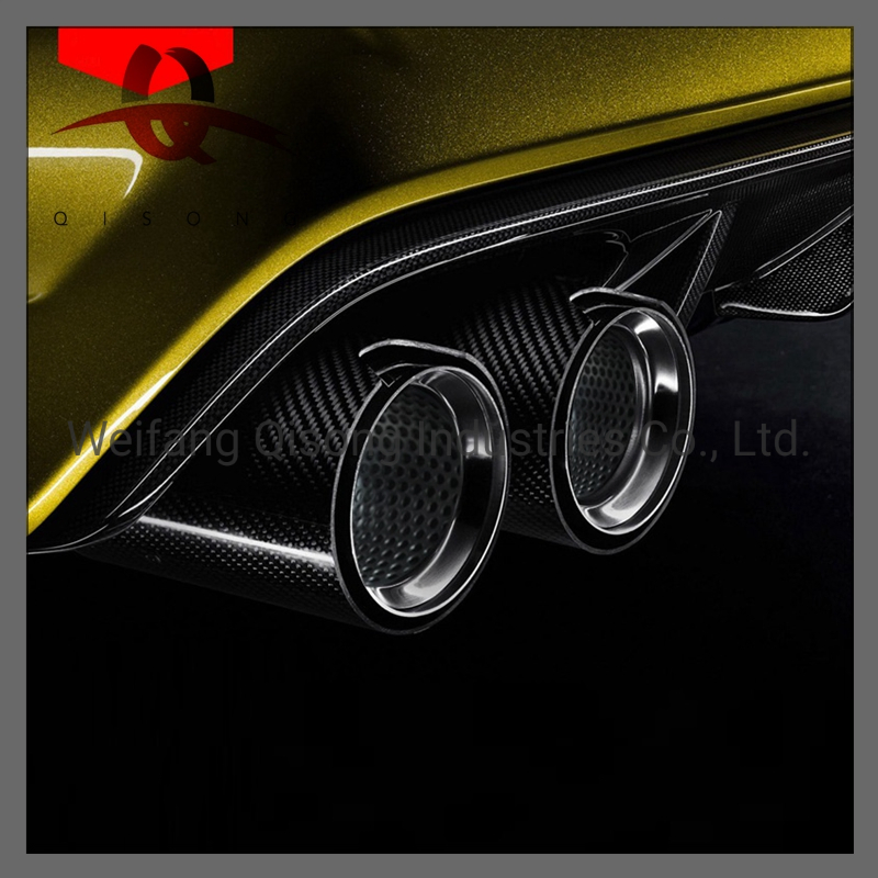 Выхлопная насадка Qisong Classic Black Carbon Fiber