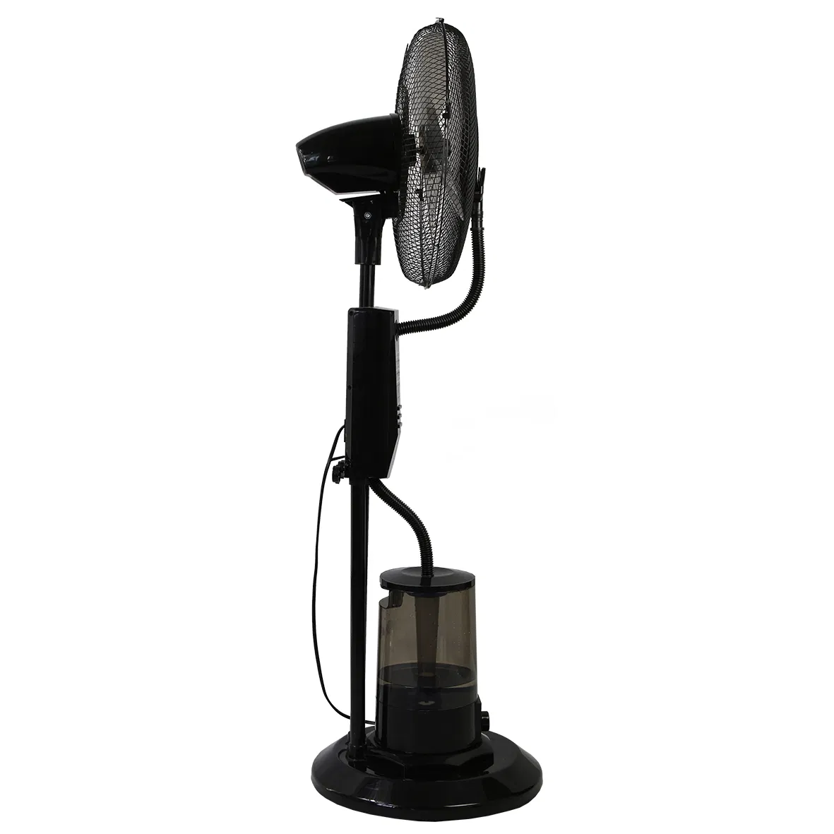 AC DC Operated Oscillation 3 Speed 16 Inch Water Spray Bottle with Timer Remote Control Mist Standing Fan
