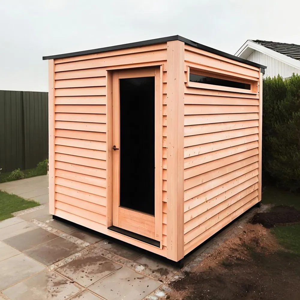 Традиционная сауна из красного кедра на 4 человек с парогенератором