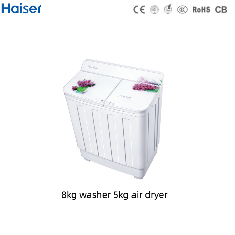 Energy-Saving Twin Tube 8 Kg Washer 5 Kg Dryer Washing Machine