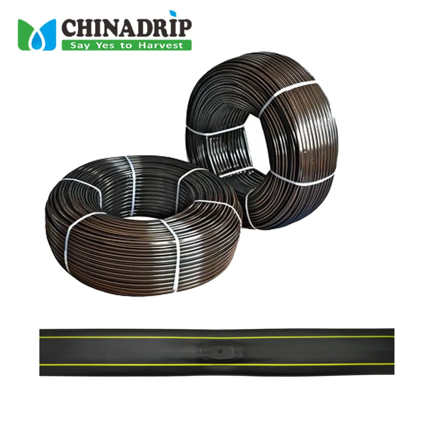 16mm China Farm Subsurface Gravity Drip Irrigation System Design Agriculture Pressure Compensation Emitter Inline PC Drip Tape