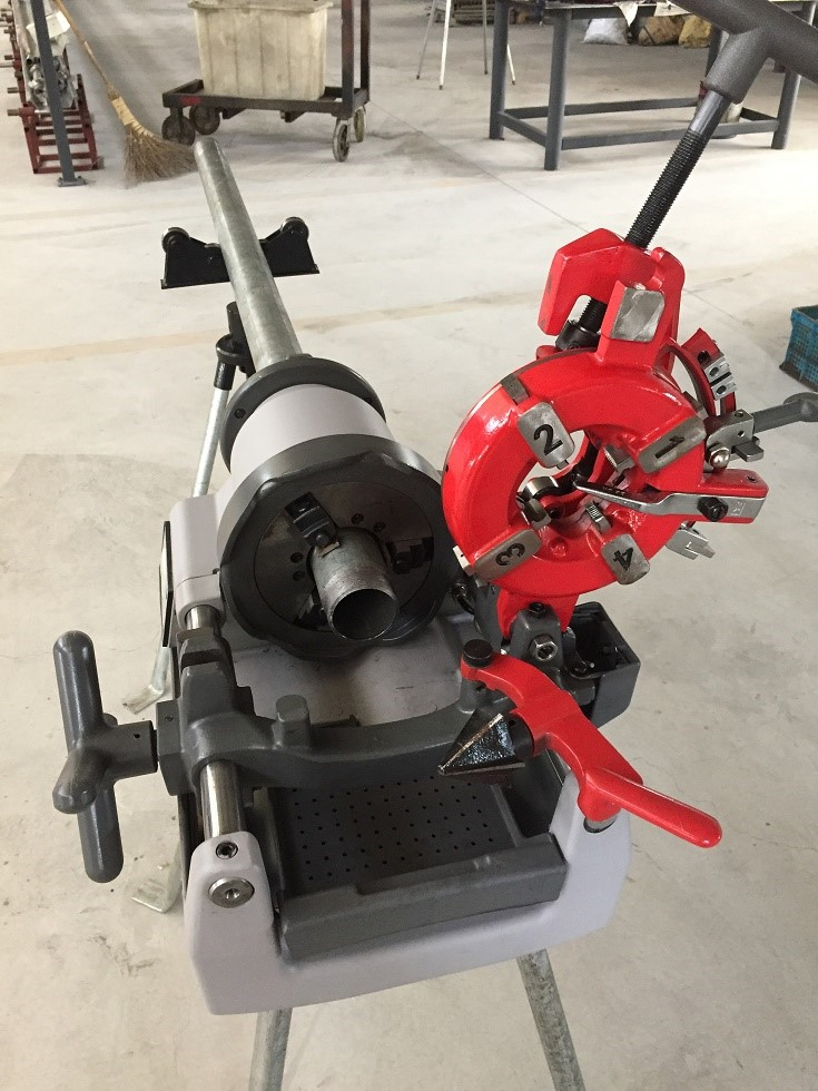 Z1t-SD50f High-Power Electric Pipe Threading Machine with Working Range 1/2"-2"