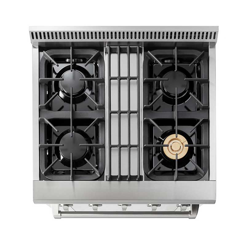 Factory 30 Inch 4 Burner Gas Stove and Electric Oven Hrd3088