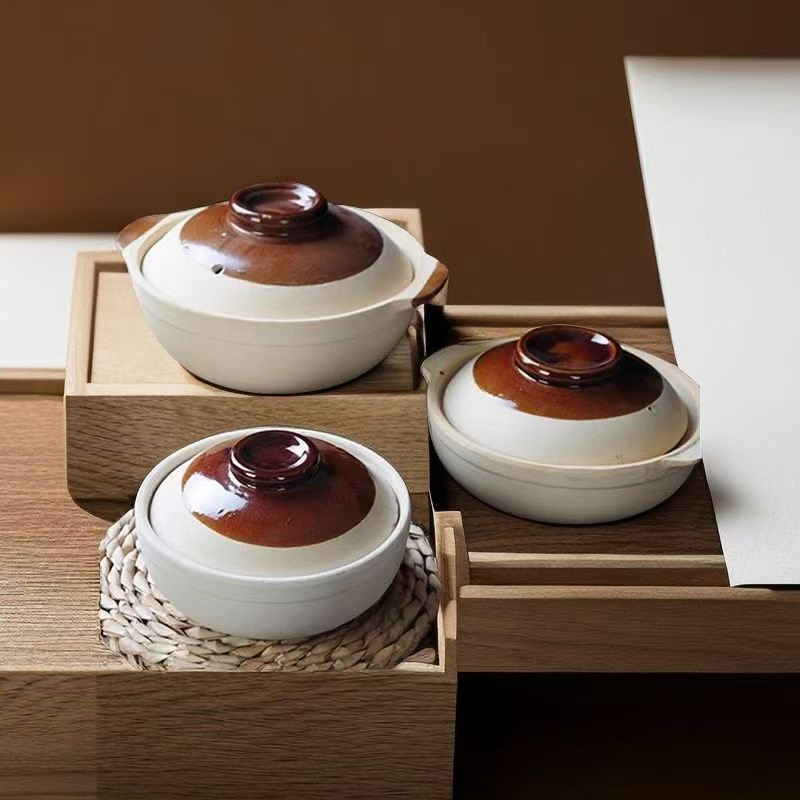 Kitchen Ceramic Clay Food Pots for Home Restaurant Food Service Use