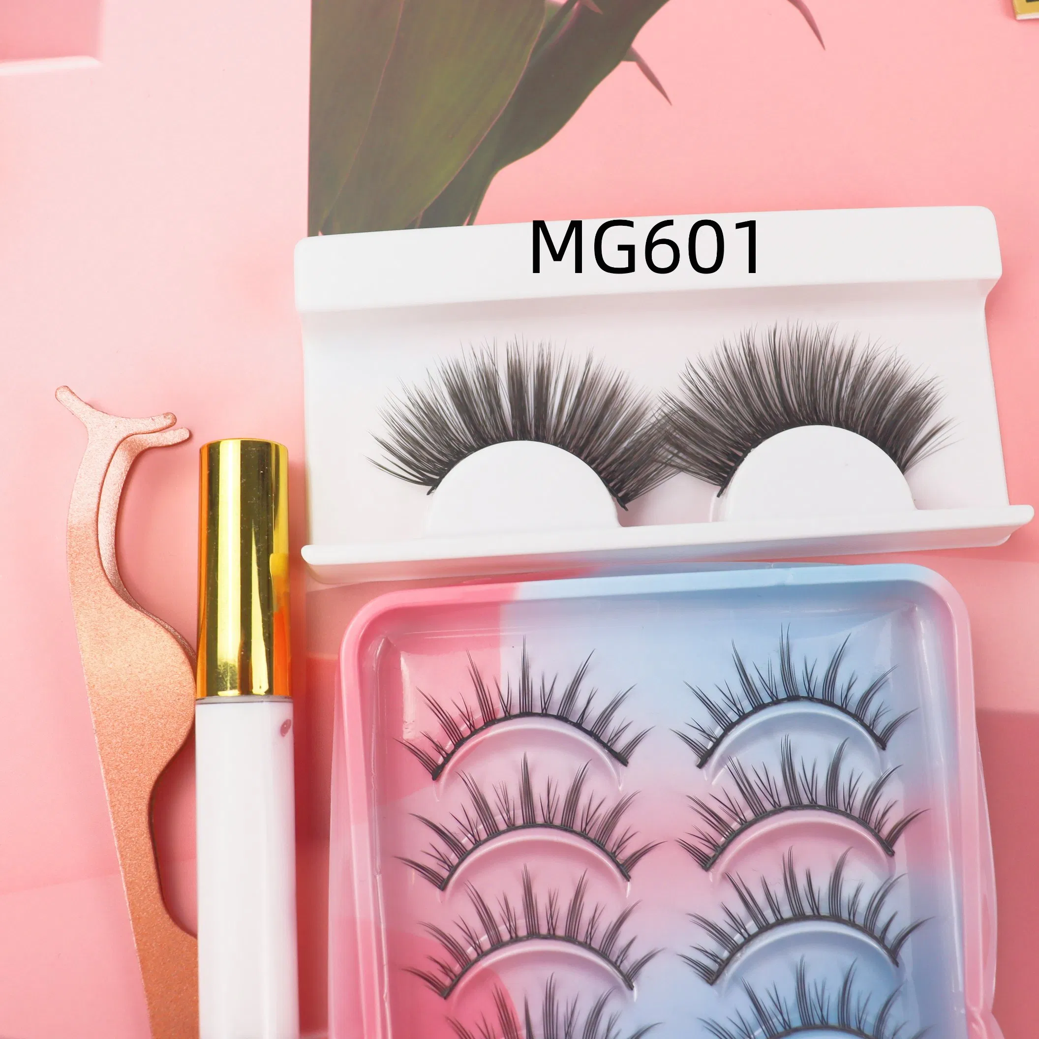 Lightweight Faux Mink Eyelash Extension Reusable 3D Lashes for Hooded Eyes False Eyelashes with Wholesale Price