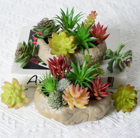 Суккулент искусственный миниатюрный пластик