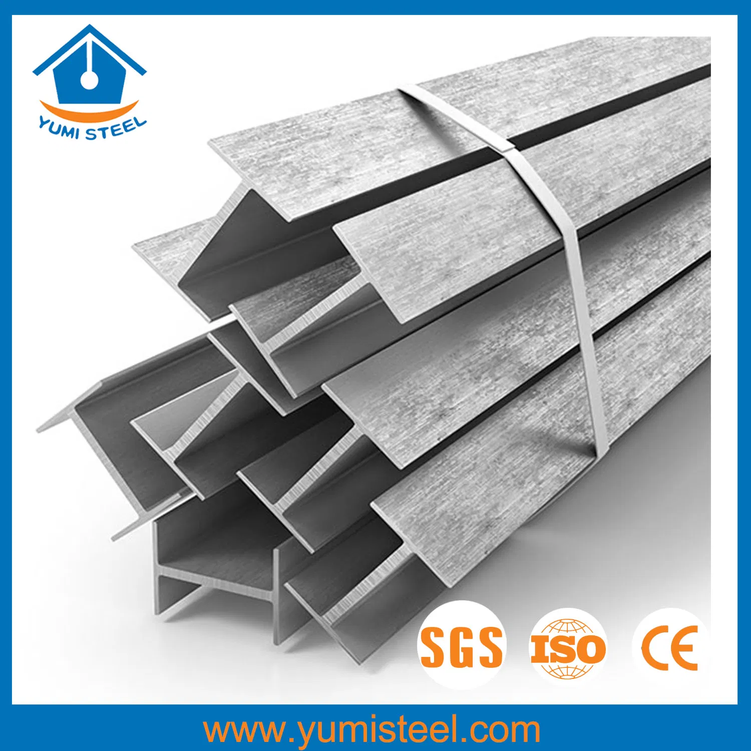 Hot Rolled I / H Beams Hight Strength Industry Foof