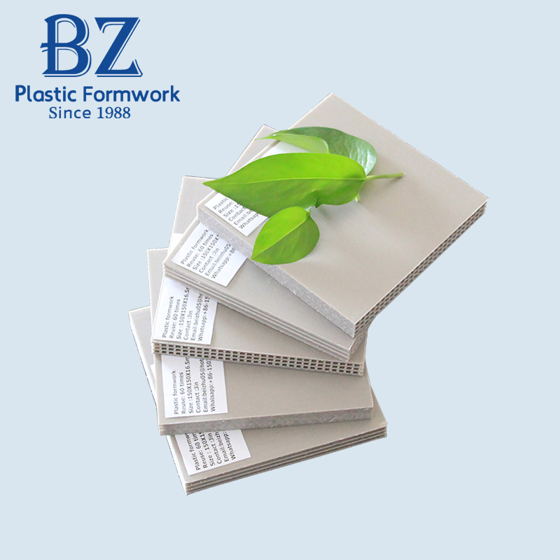 Plastic Formwork Board Construction Plastic Concrete