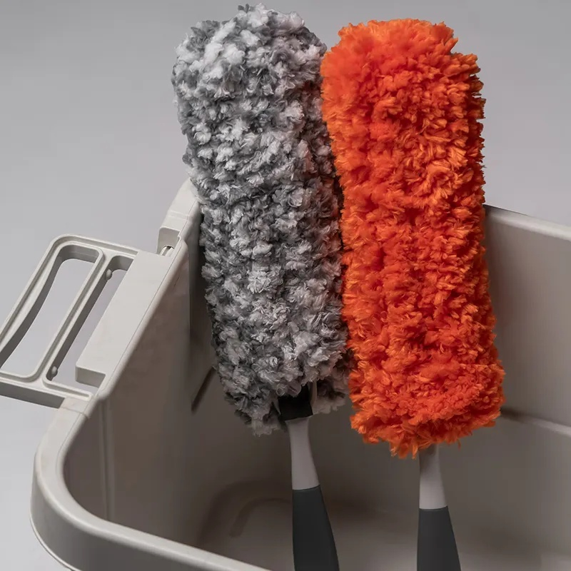 Microfiber Feather Dusters for Cleaning Dusters and Washable Cleaning Tool Extendable Hand Dusters for Household Cleaning