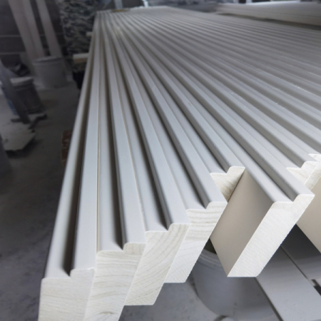 White Primed or Painted Soild Wood Mouldings Skirting Boards Baseboards