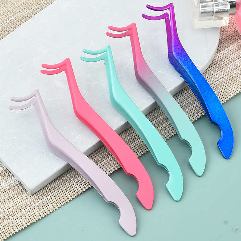 Multi-Functional Stainless Steel 3 Prong Eyelash Lash Extension Makeup Cosmetic Beauty Tweezers