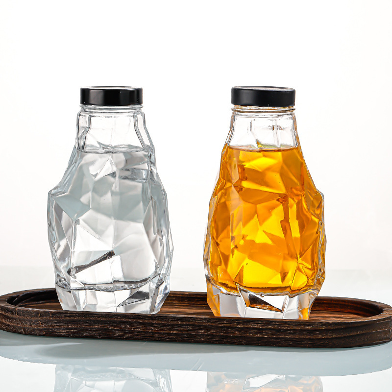 350ml Empty Glass Honey Bottles Jars Glass Bottle for Honey