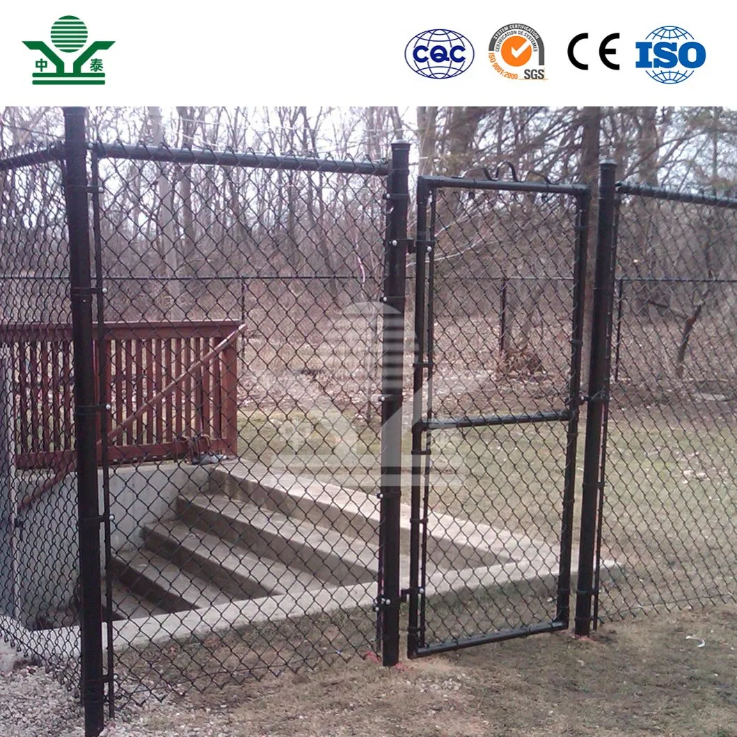 Zhongtai 1.2 M Chain Link Fence China Manufacturing PVC Coated Diamond Mesh 3.8mm Diameter Short Stadium Chain Link Fence