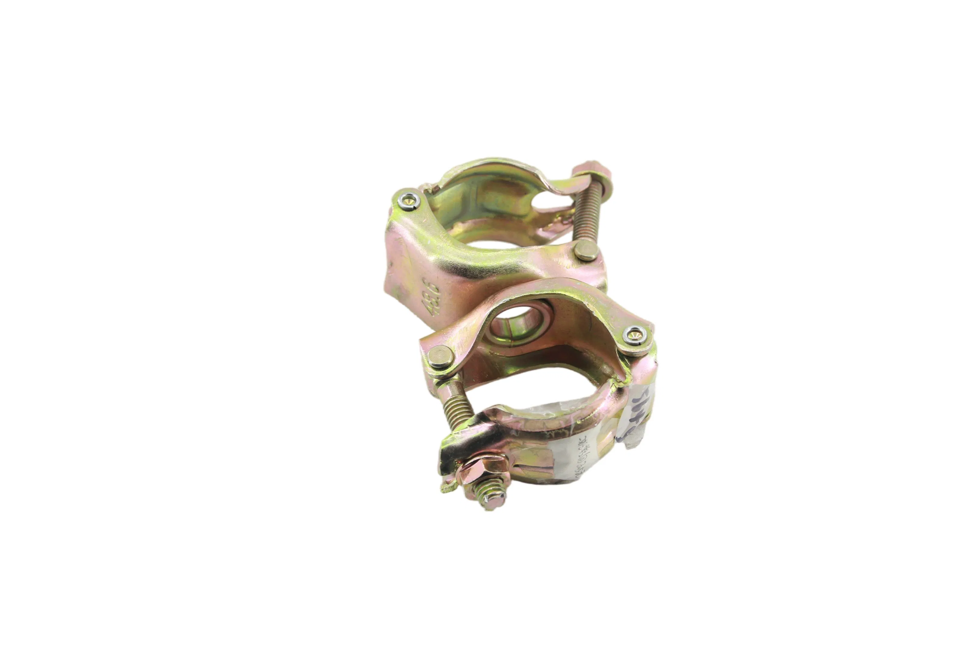 Heavy Duty Galvanized Stamped Steering Scaffolding Joint Pipe Clamp for Industrial Steel Structure Installation