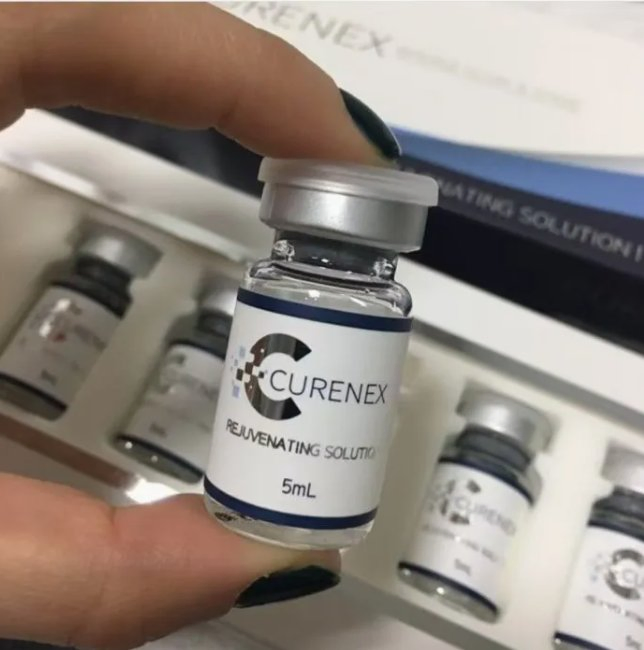 Pdrn+Glutathione+Peptides+Collagen+Ha Fillers Curenex Glow Korea Advanced Skin Booster Hyaluronic Acid Injection for Skin Whitening Hydration Cell Recover