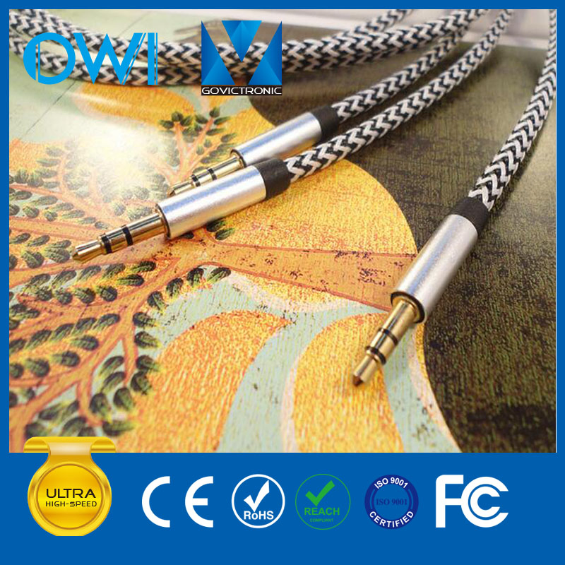 Аудиокабель Silver Hemp 3.5 мм