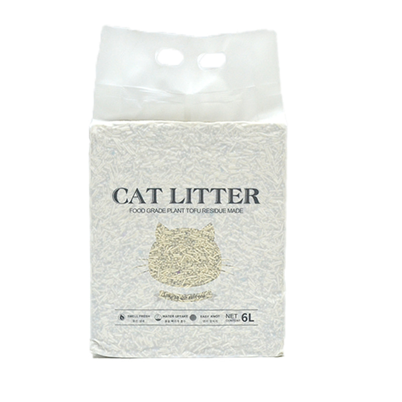 6L Plant-Based Green Tea Tofu Cat Litter Deodorizes and Eliminates Dust