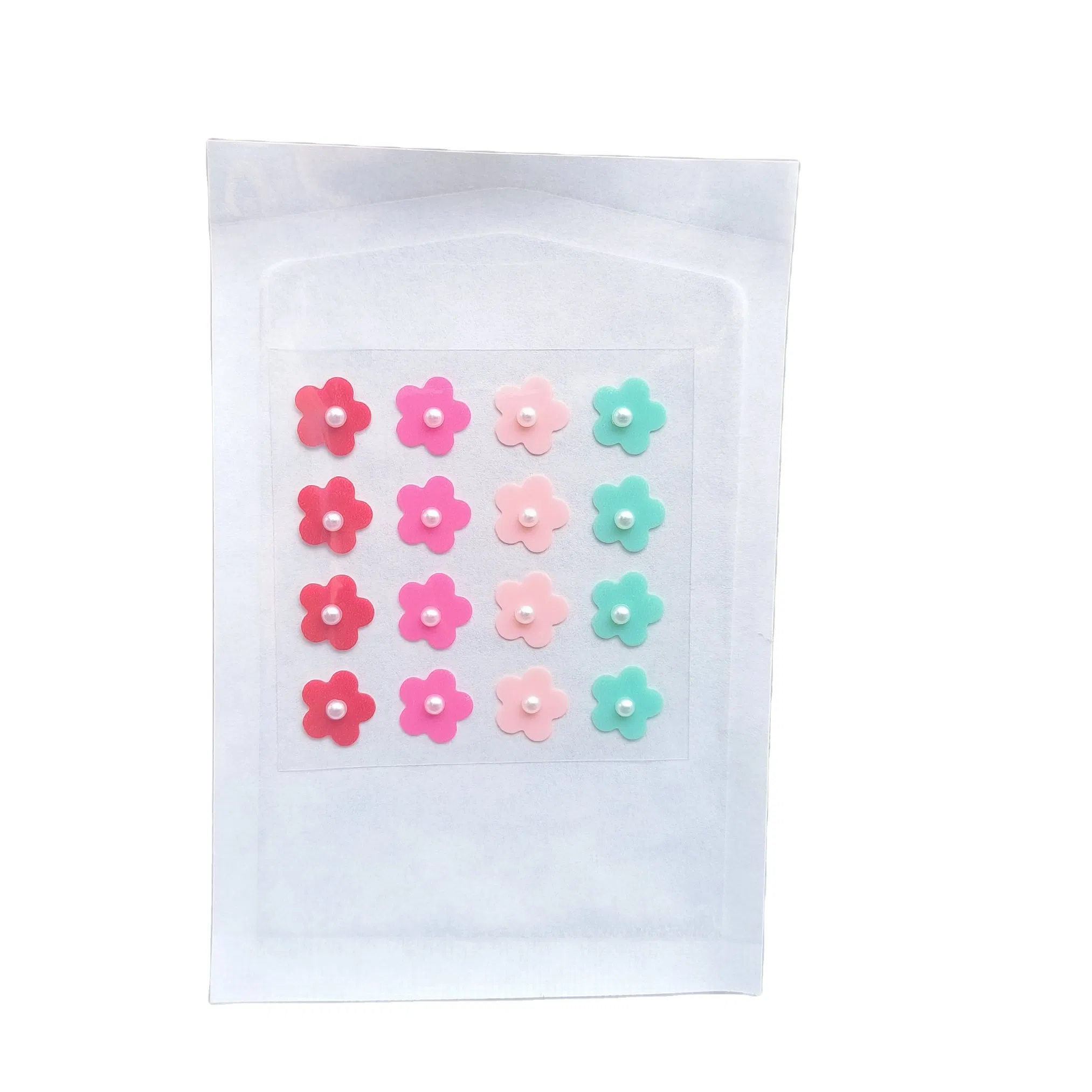 China Manufacture Hydrocolloid Acne Pimple Patch Crystal Flower Shaped Acne Patch