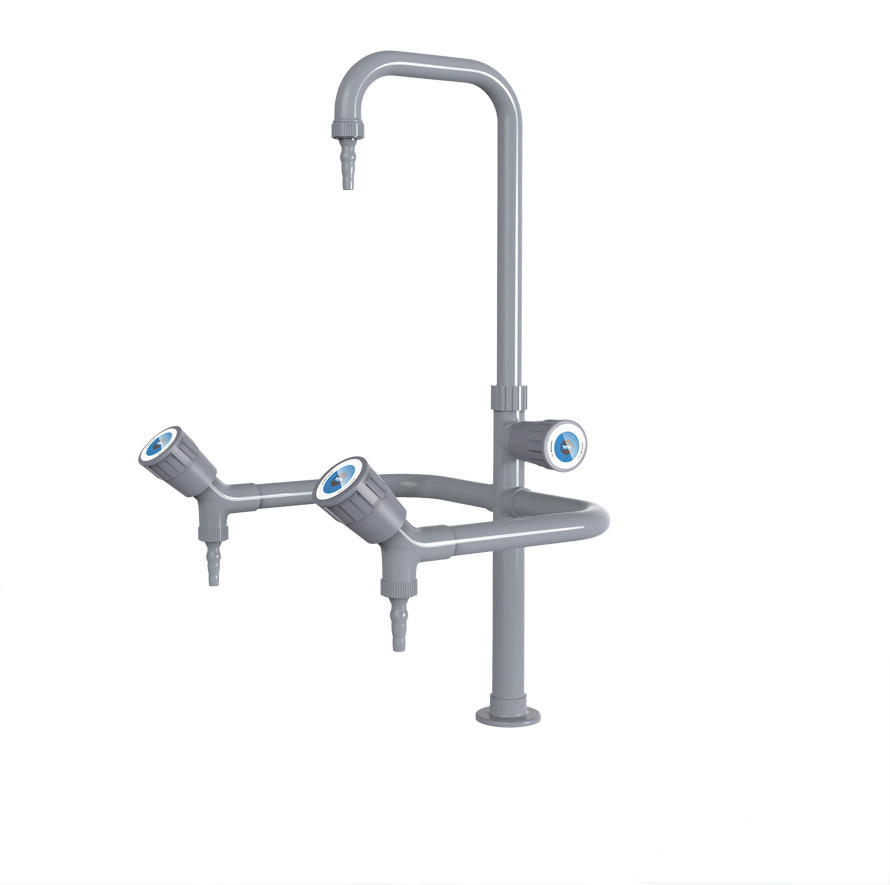 Triple Outlet Laboratory Sink Faucet for School Labs