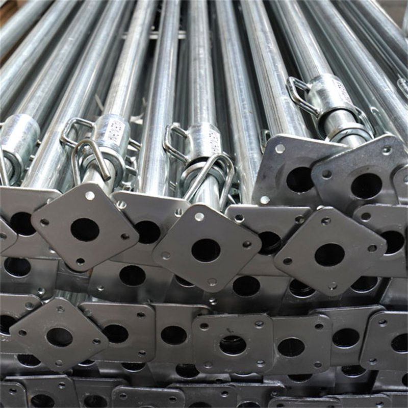Puntal De Acero Ajustable Espanol, Acero Galvanizado En Caliente Para Soporte De Encofrado