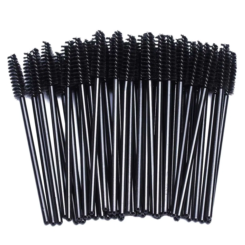 Wholesale 50PCS Portable Eyelash Mascara Wands Micro Nylon Brush Set