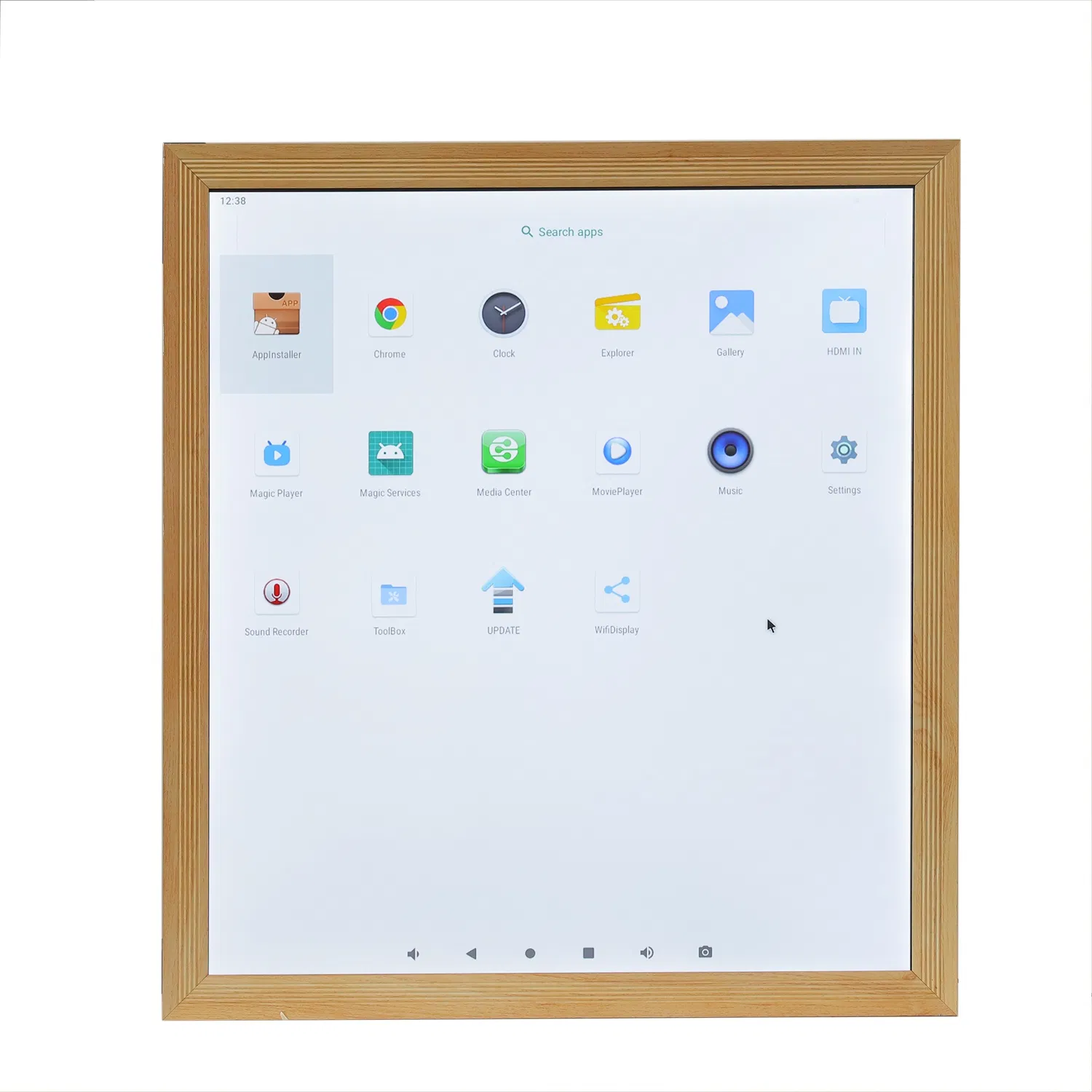 High-Quality Digital Signage Square Picture Frame 27.9 Inch LCD Photo Frame