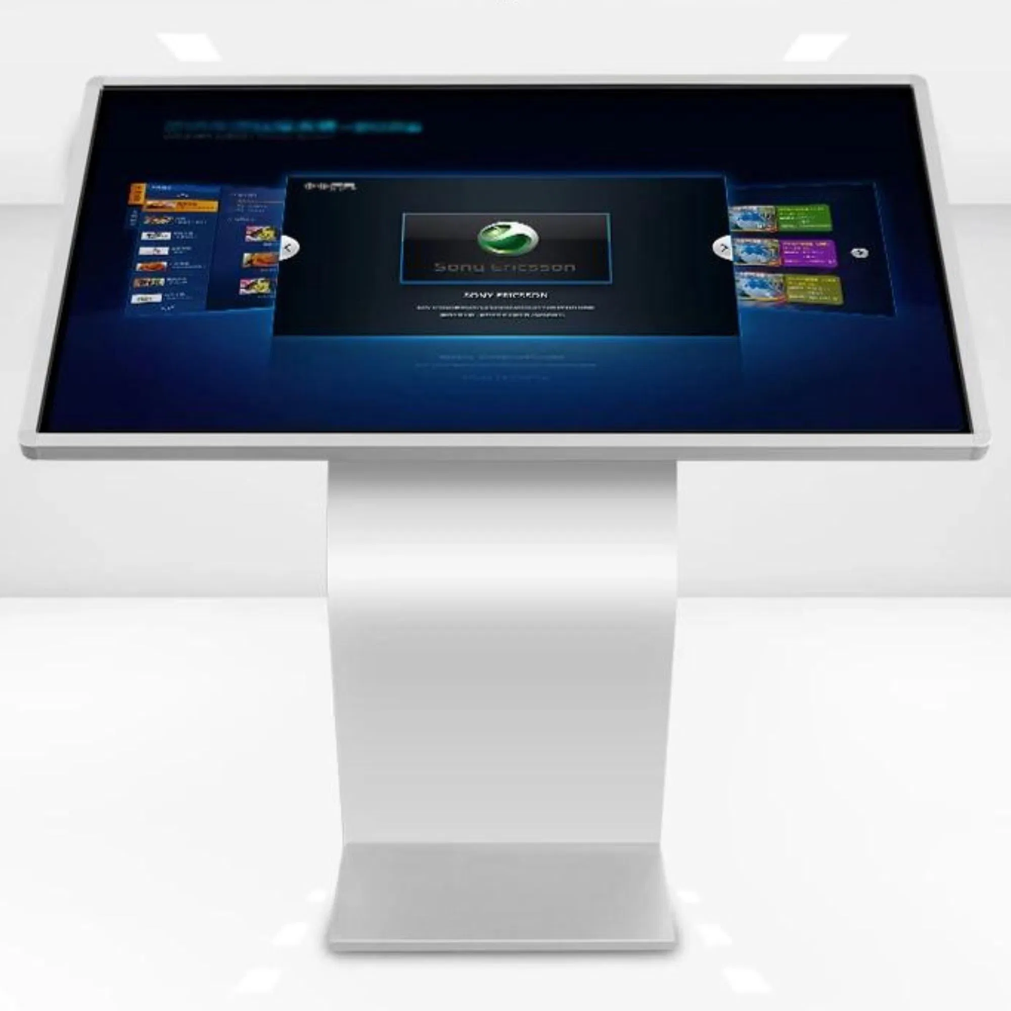 Lobby Interactive Kiosk with Qr Scanner and Built-in Printer System