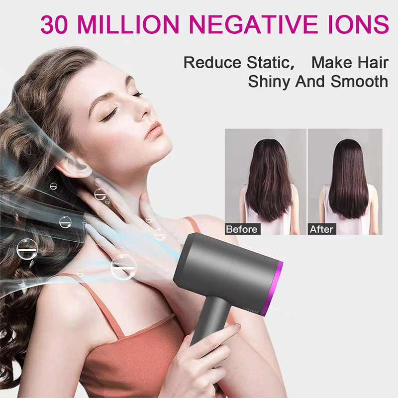 High Speed Hair Dryer 110, 000 Rpm Power 1600W Home Salon Dryer