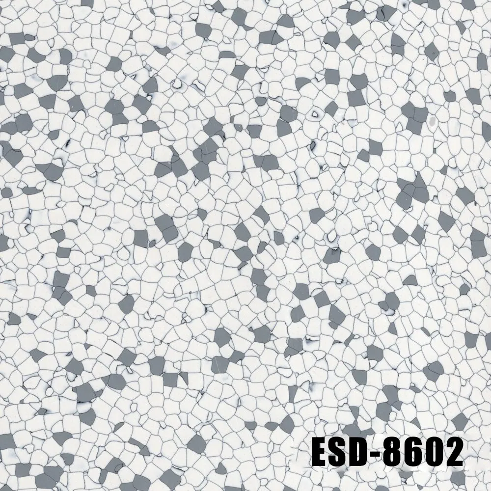 Allesd Good Sale Conductive Lint Free Various Pattern Antistatic ESD Flooring ESD PVC Tiles