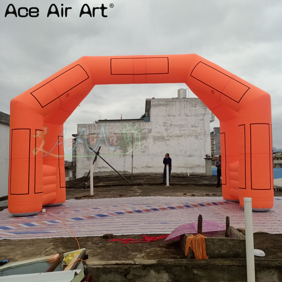 8m*4m Inflatable Orange Four -Legged Arch, The Event Site, Can Customize Logo