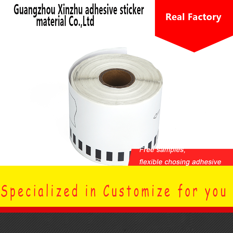 Factory Direct Sell Paper Stickers for Compatible Black Zebra Holes Eye Mark Paper Thermal Label Printer for Zebra