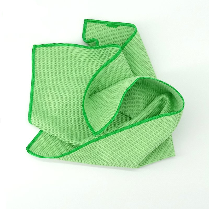 Custom Microfiber Hand Towel Dish Cloth Tea Towels Kitchen Lint Free Waffle Cleaning Microfiber Towels