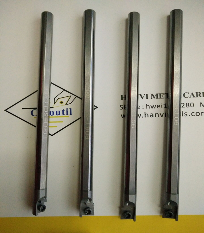 Cutoutil E08K-Sclcr06 Carbide Boring Bar Carbide Shank for Internal Turning Tools