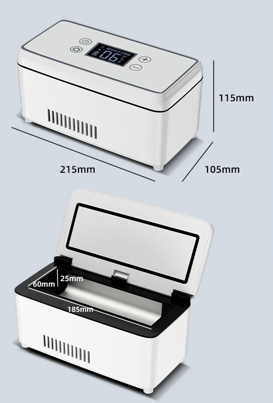 Insulin Refrigeration Box, Biological Reagent Growth Hormone Drug Refrigeration Cabinet Small Refrigerator