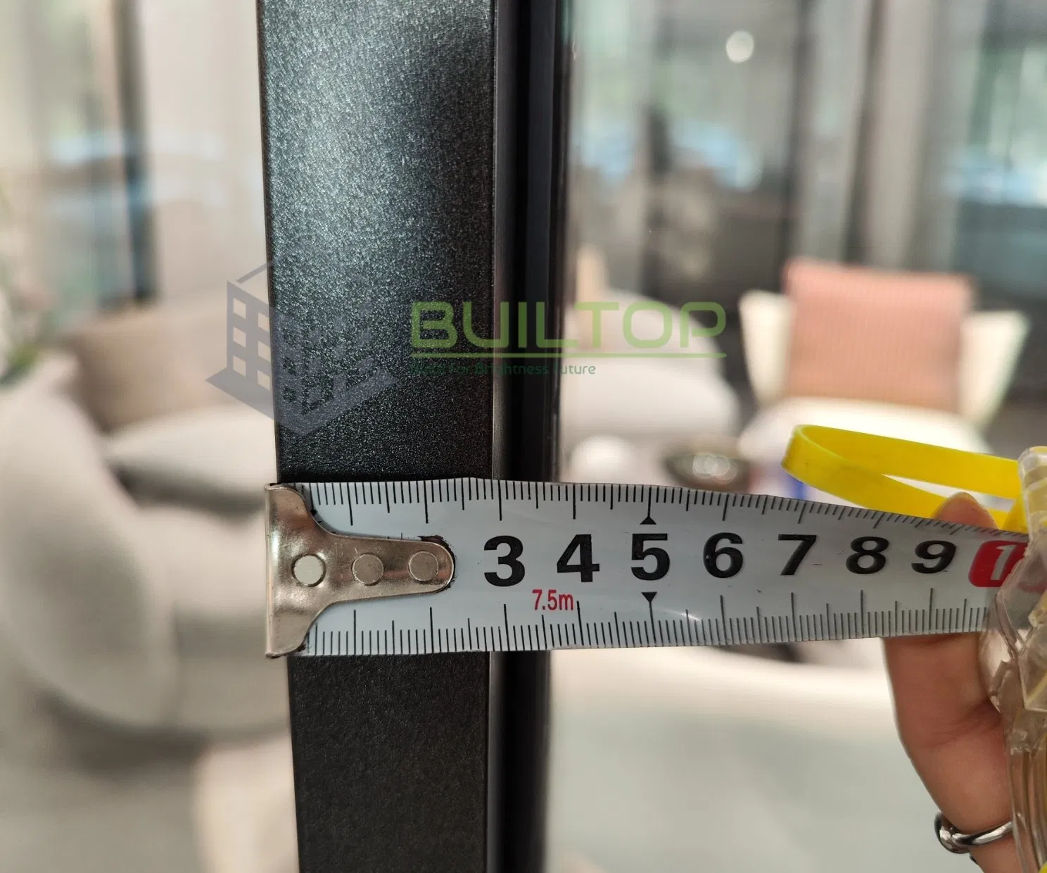 Manufacturer Customized T120 Ultar Slim Electric Sliding Door Tempered Glass Aluminum Narrow Frame for Villa