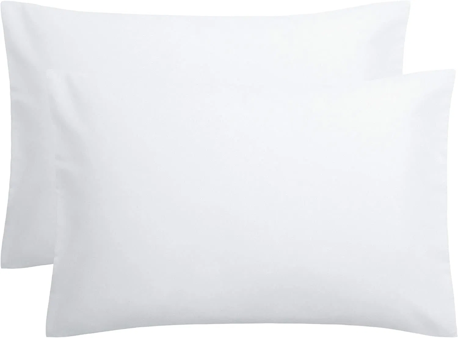 Home Textile Polyester Cotton Pillowcase 2PCS Standard White Comforter Set Bed Sheet Set Hotel