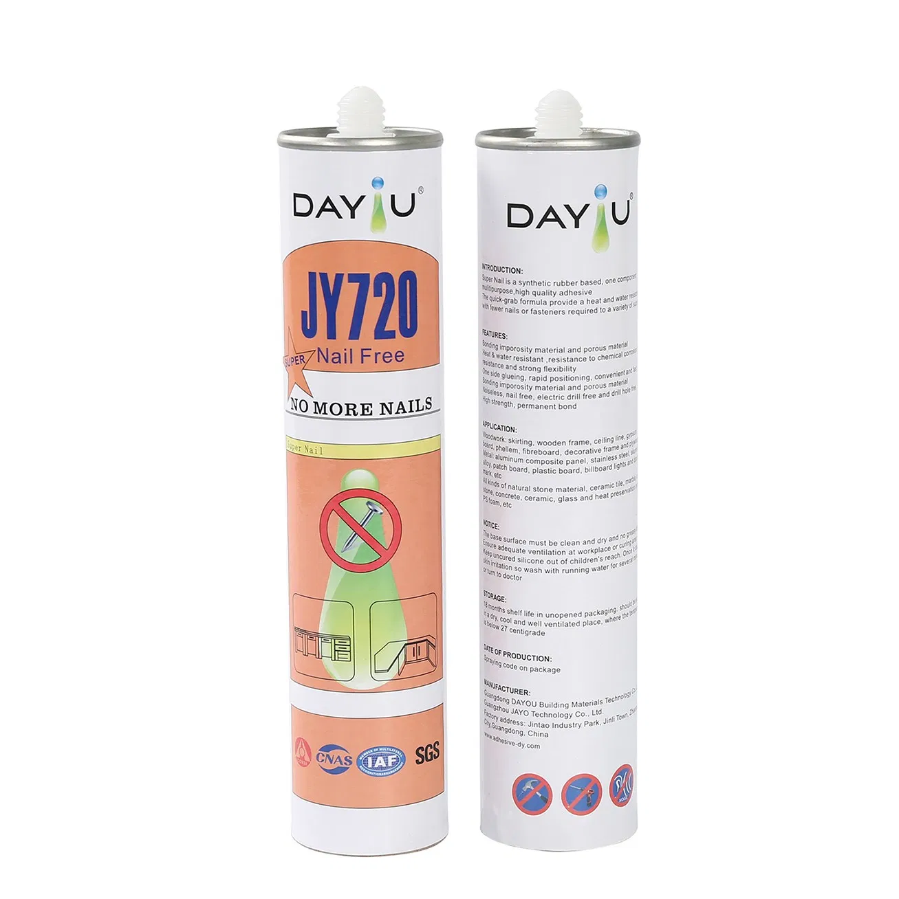 OEM/ODM Available Synthetic Rubber Based Liquid Nails CE Certified Strong Bond Glue for Export