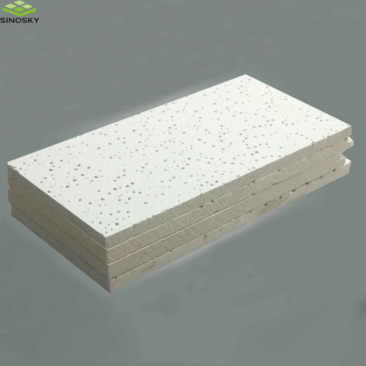 Recyclable Mould-Proof Cost-Effective Mineral Wool Panel Ceiling Tiles