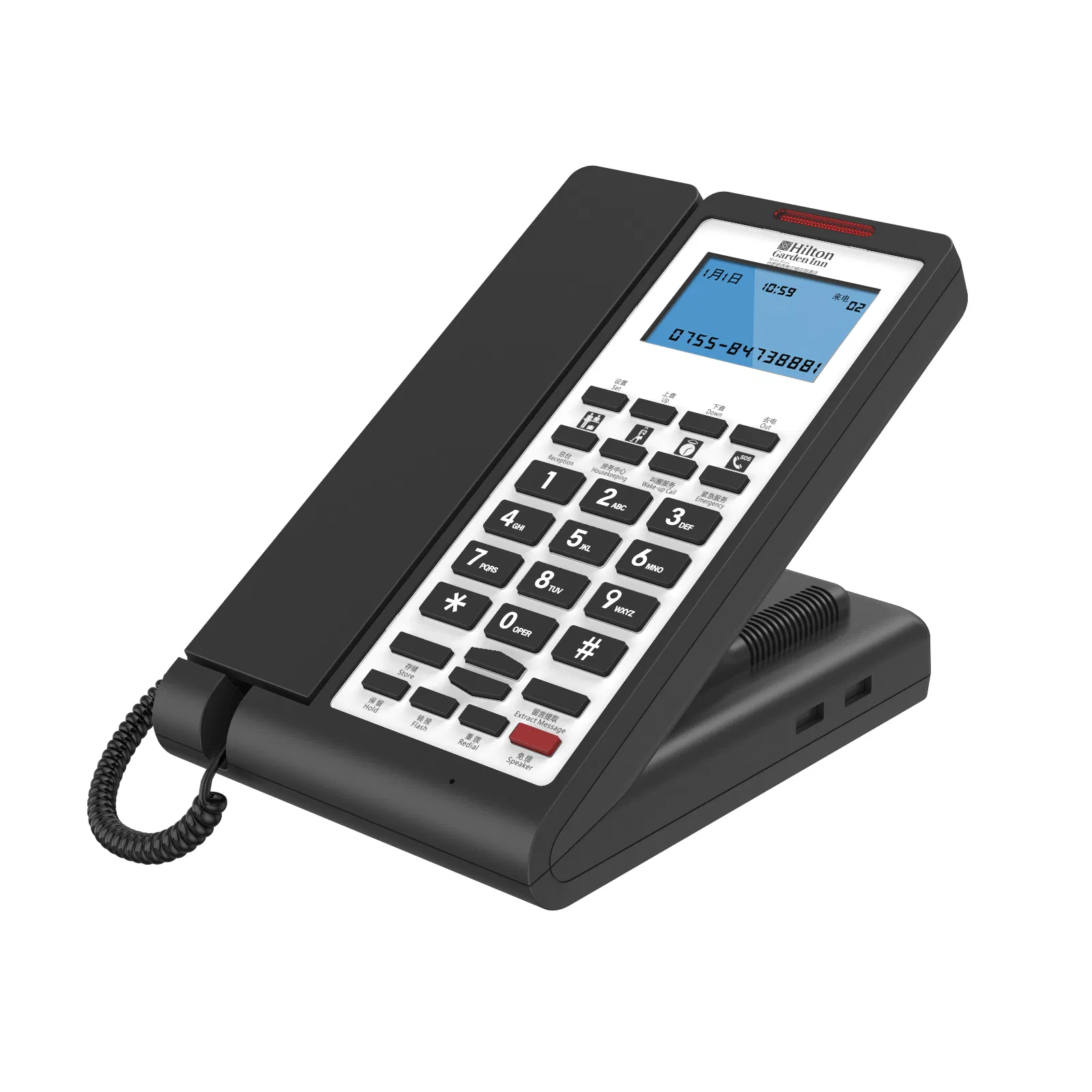 Premium Hotel Desk Phone with Smart Phone Integration Feature