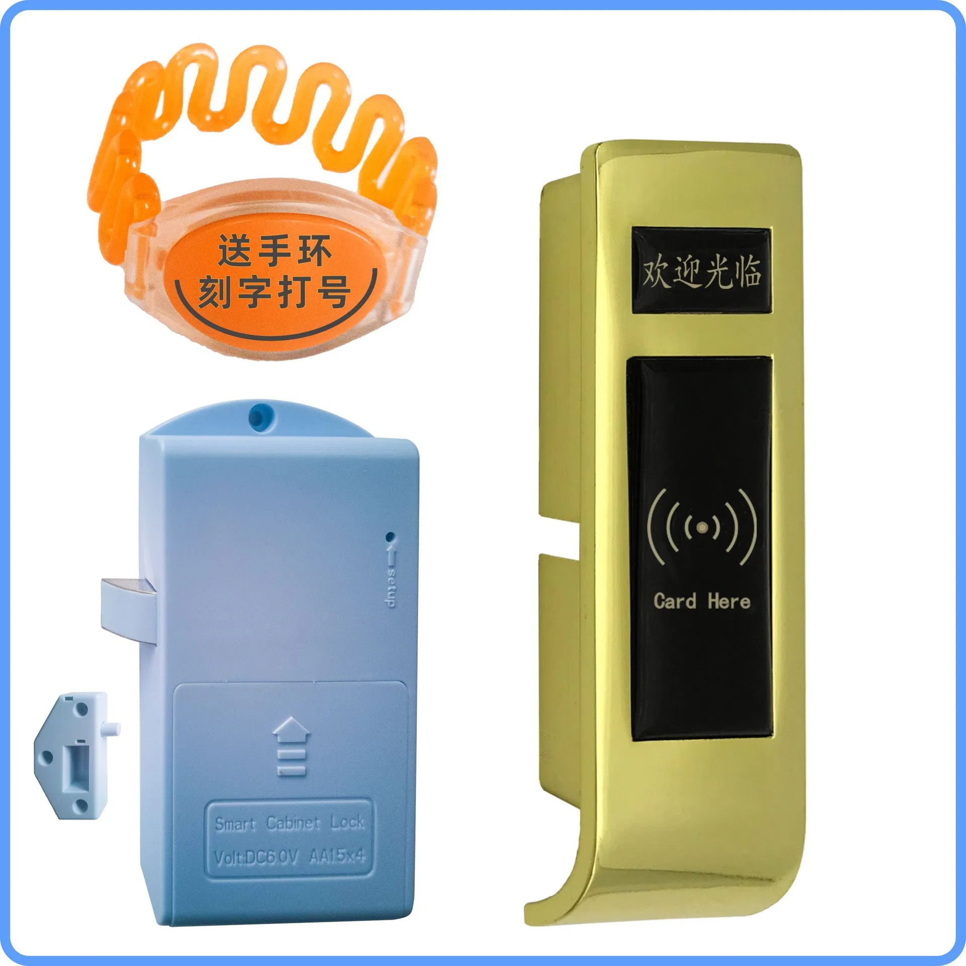 Wholesale Customize Logo Digital Safe RFID Card Lockers Lock for Sauna Cabinet