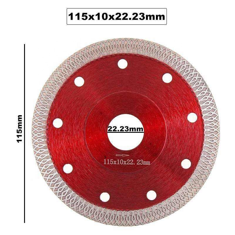 Super Thin Diamond Ceramic Saw Blade Porcelain Cutting Blade for Cutting Ceramic or Porcelain Tile (4.5-Inch)