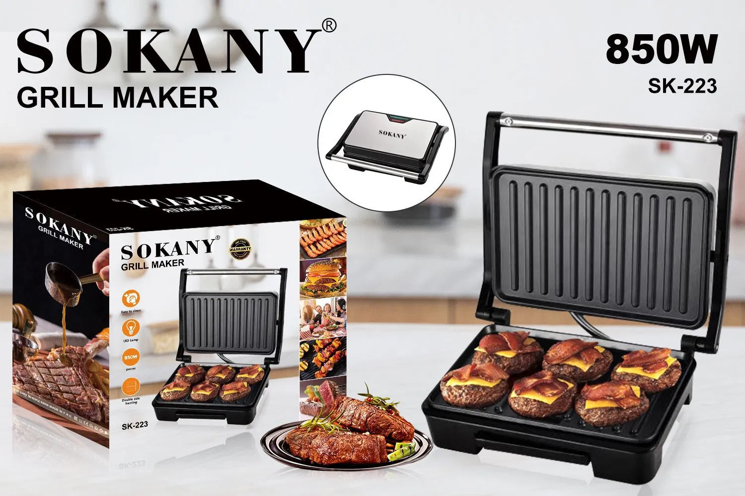 Low Cheap Price Grill Maker toaster Grill Sandwich Maker Sandwich Grill Maker Grill Maker Machine Waffle Maker Grill Toaster Grill Sandwich Maker Grilled Maker